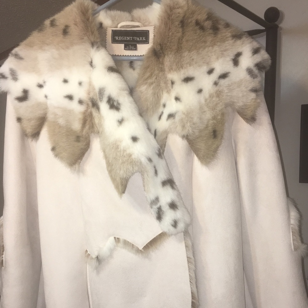 Large leather $ faux fur jackets
